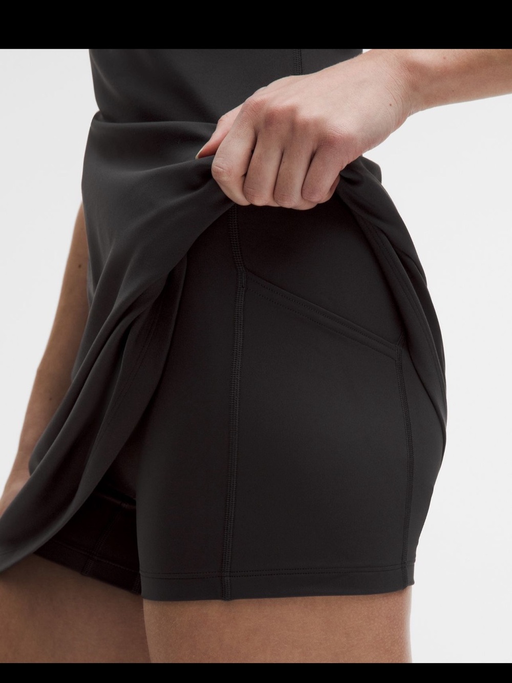 New❤️Lululemon 4 align dress in Black Athletic Dress with shorts - Picture 11 of 11